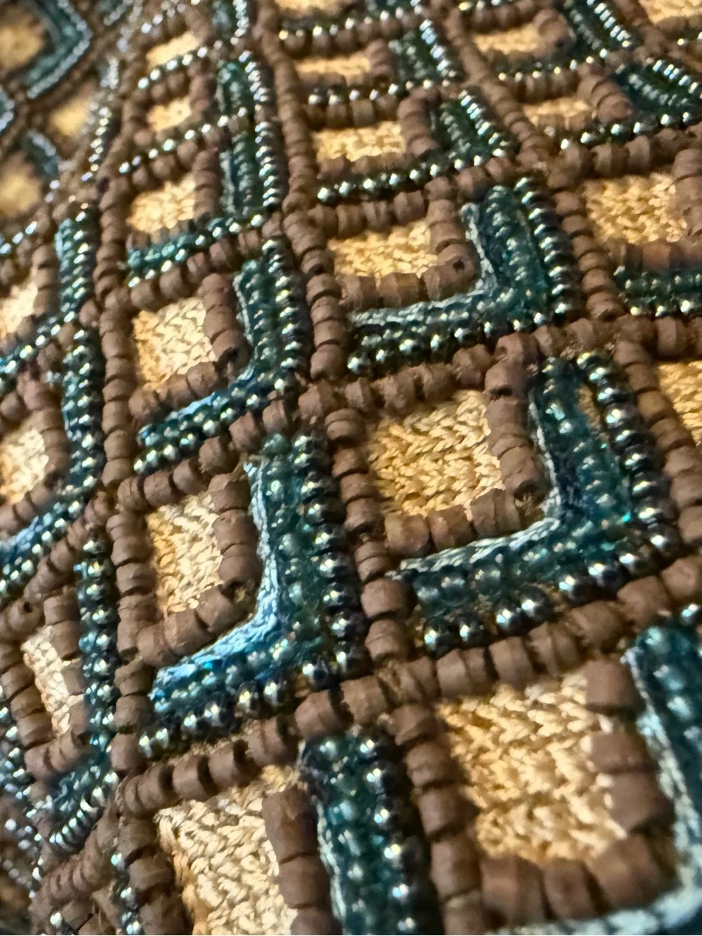 Tory Burch Olive Green Beaded Front Zip Military-Style Jacket